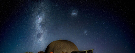 night sky above Mountain Suite